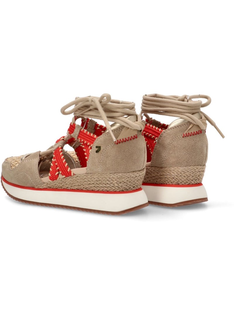 Deportivas Diario Mujer Cuña Media - Gioseppo Beige - Kiabi