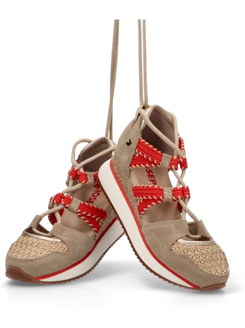 Deportivas Diario Mujer Cuña Media - Gioseppo Beige - Kiabi