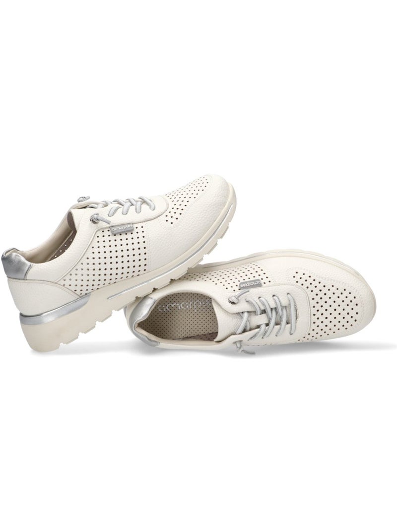 Deportivas Diario Mujer Suela Plana - Amarpies Blanco - Kiabi