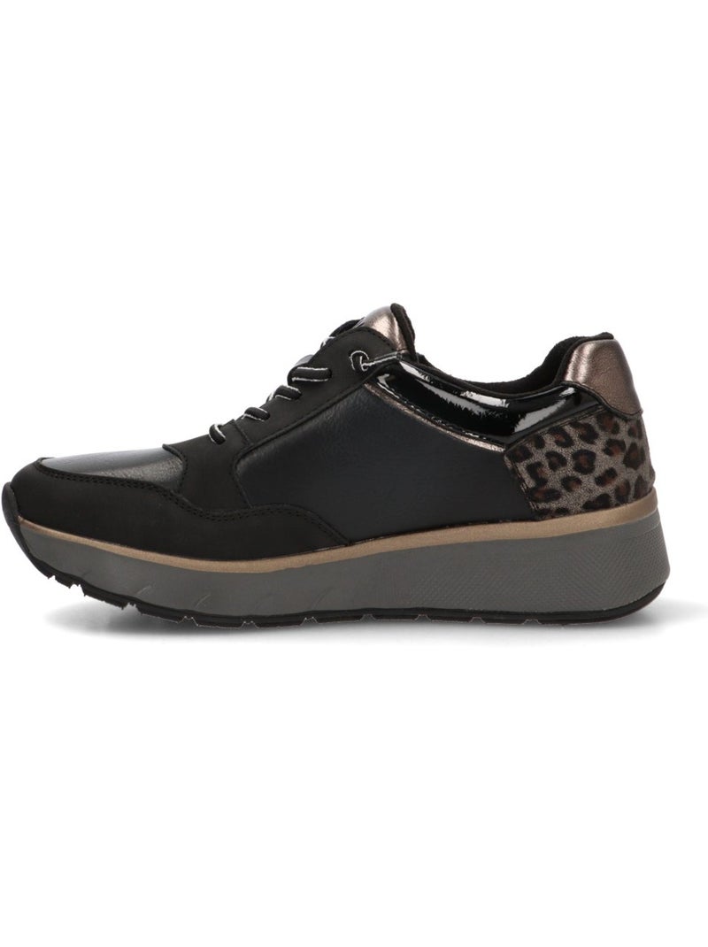 Deportivas diario mujer suela plana - armony Negro - Kiabi