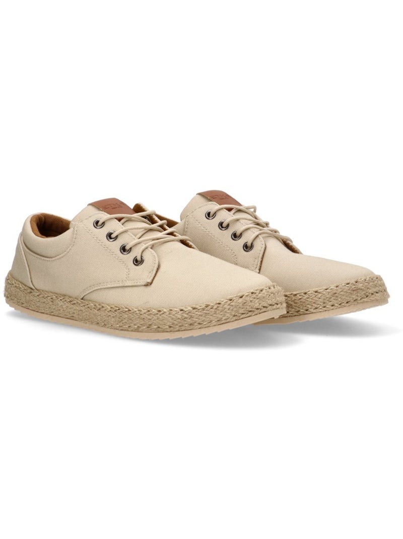 Deportivas Lona Hombre Suela Plana - Etika Beige - Kiabi
