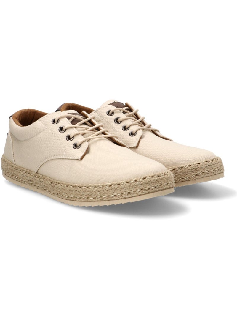 Deportivas Lona Hombre Suela Plana - Etika Beige - Kiabi