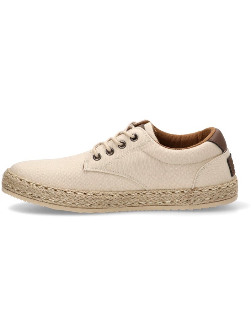 Deportivas Lona Hombre Suela Plana - Etika Beige - Kiabi