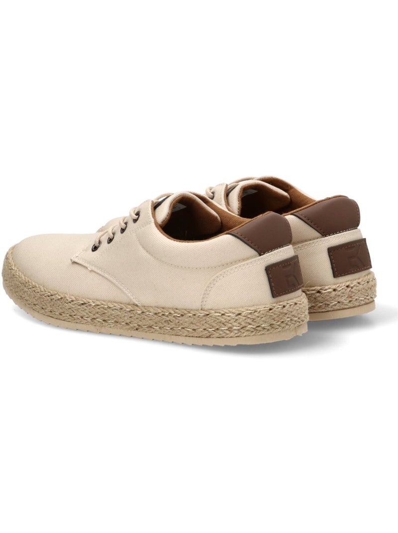 Deportivas Lona Hombre Suela Plana - Etika Beige - Kiabi