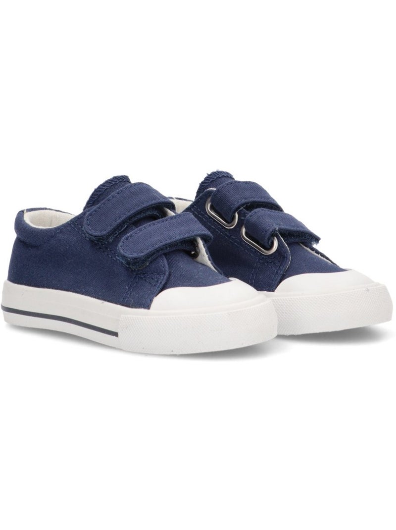 Deportivas Lona Niña Suela Plana - Luna Kids Azul marino - Kiabi