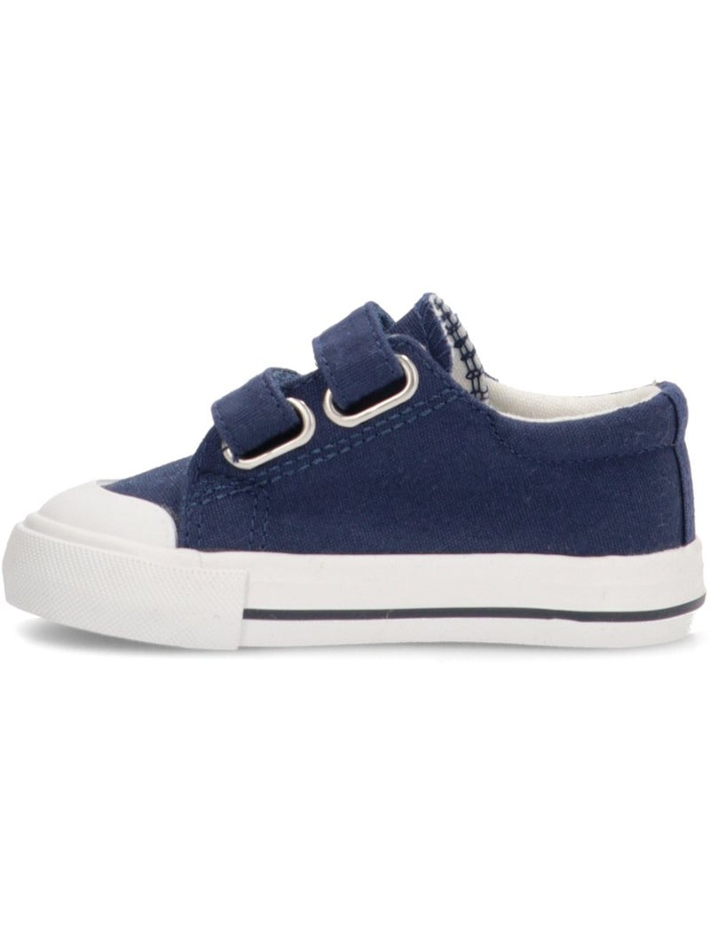 Deportivas Lona Niña Suela Plana - Luna Kids Azul marino - Kiabi