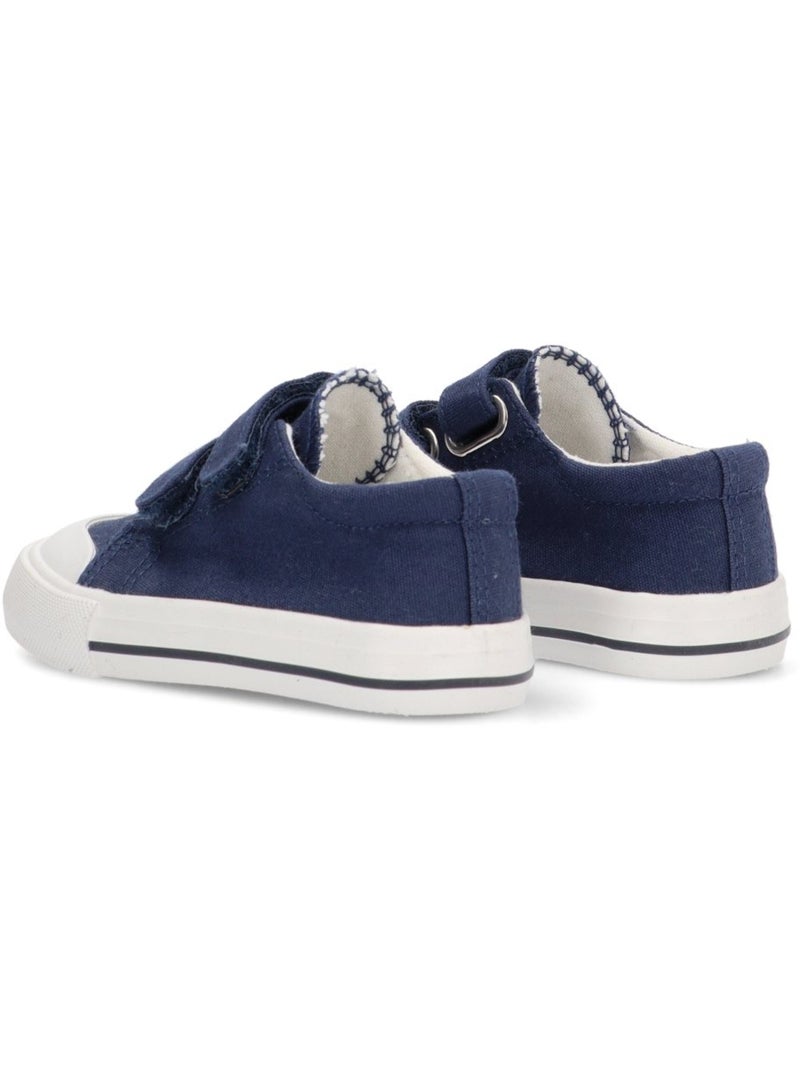 Deportivas Lona Niña Suela Plana - Luna Kids Azul marino - Kiabi