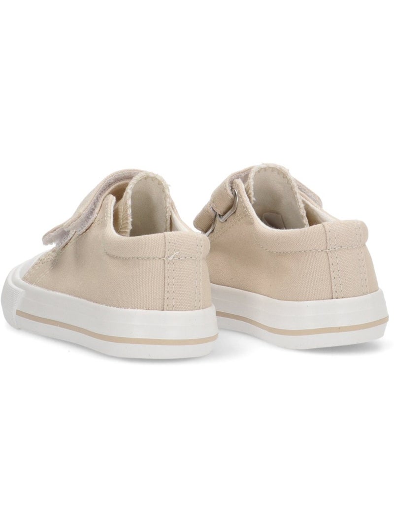 Deportivas Lona Niña Suela Plana - Luna Kids Beige - Kiabi