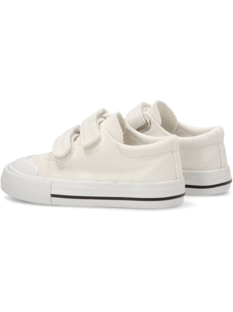 Deportivas Lona Niña Suela Plana - Luna Kids Blanco - Kiabi