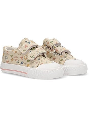 Deportivas lona niña suela plana - luna kids