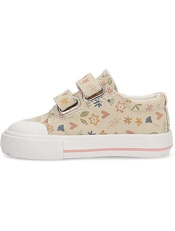 Deportivas lona niña suela plana - luna kids