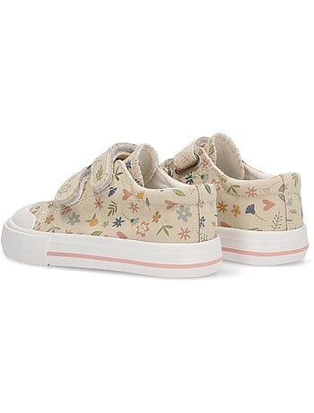 Deportivas lona niña suela plana - luna kids