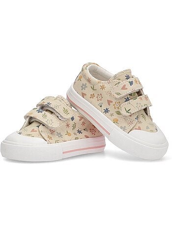 Deportivas lona niña suela plana - luna kids