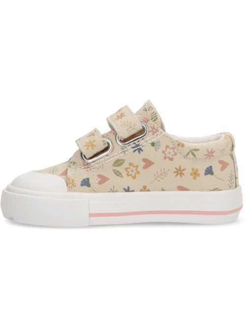 Deportivas lona niña suela plana - luna kids - Kiabi