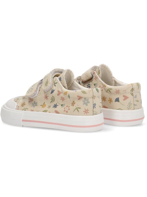 Deportivas lona niña suela plana - luna kids - Kiabi