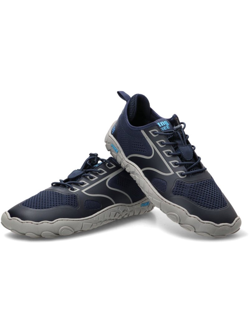 Deportivas Respetuoso/barefoot Hombre Suela Plana - Mustang Azul marino - Kiabi