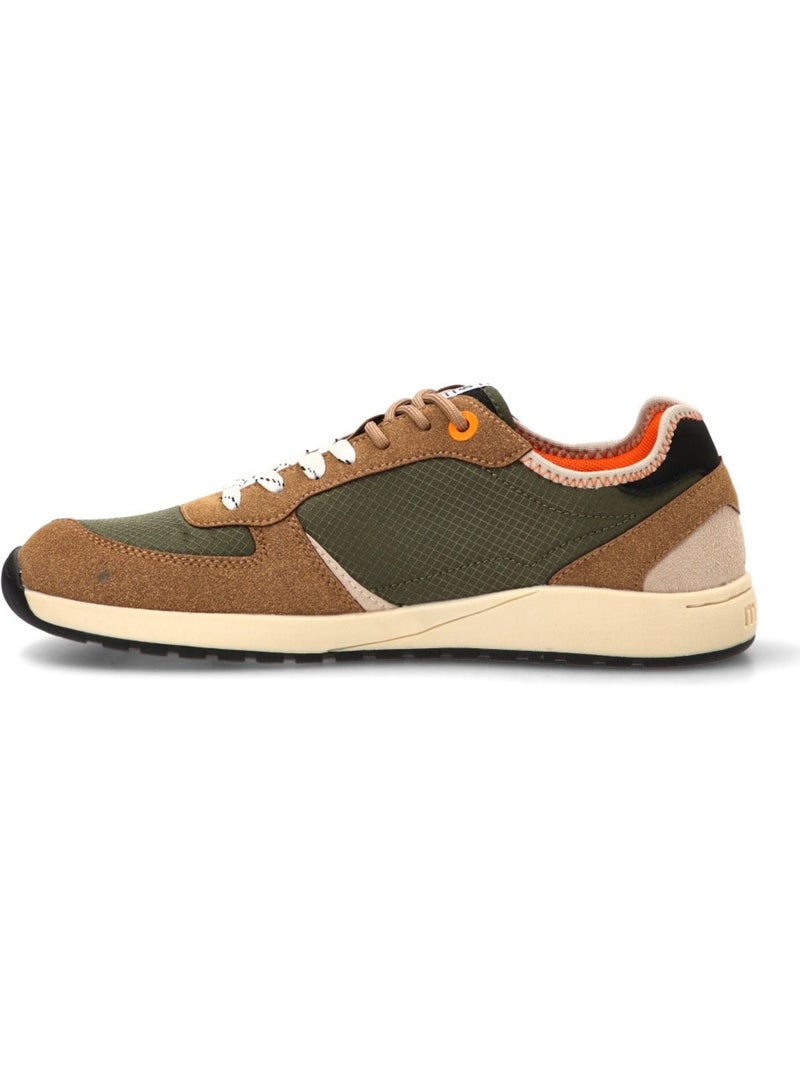 Deportivas respetuoso/barefoot hombre suela plana - mustang Caqui - Kiabi