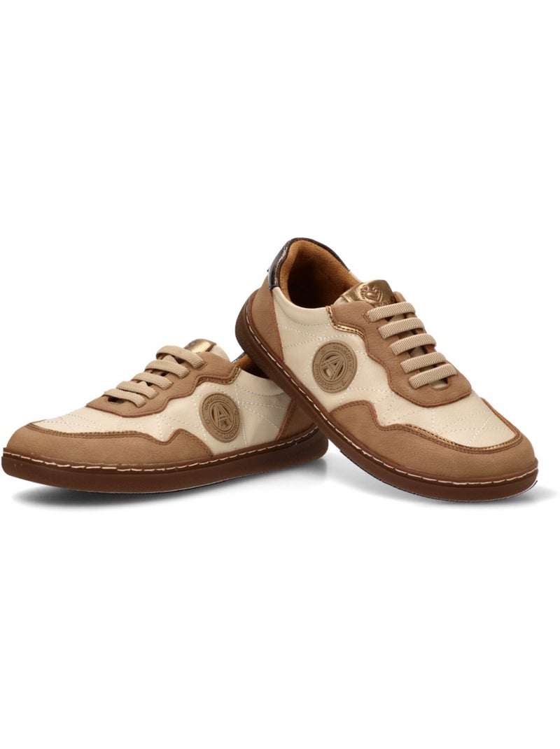 Deportivas respetuoso/barefoot mujer suela plana - amarpies Taupe - Kiabi