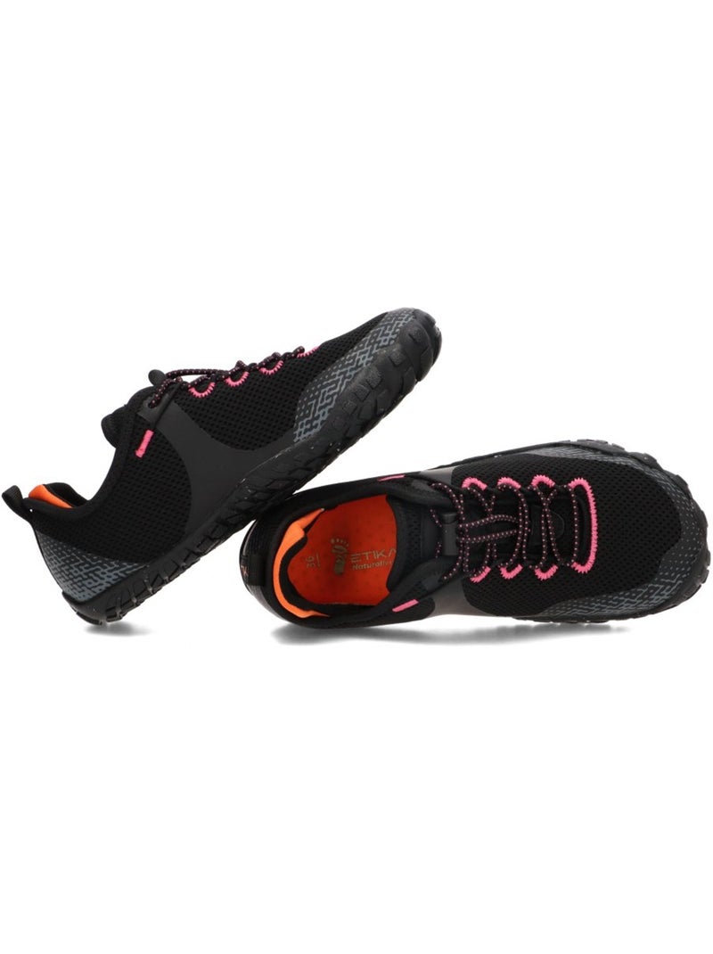 Deportivas respetuoso/barefoot mujer suela plana - etika Negro - Kiabi