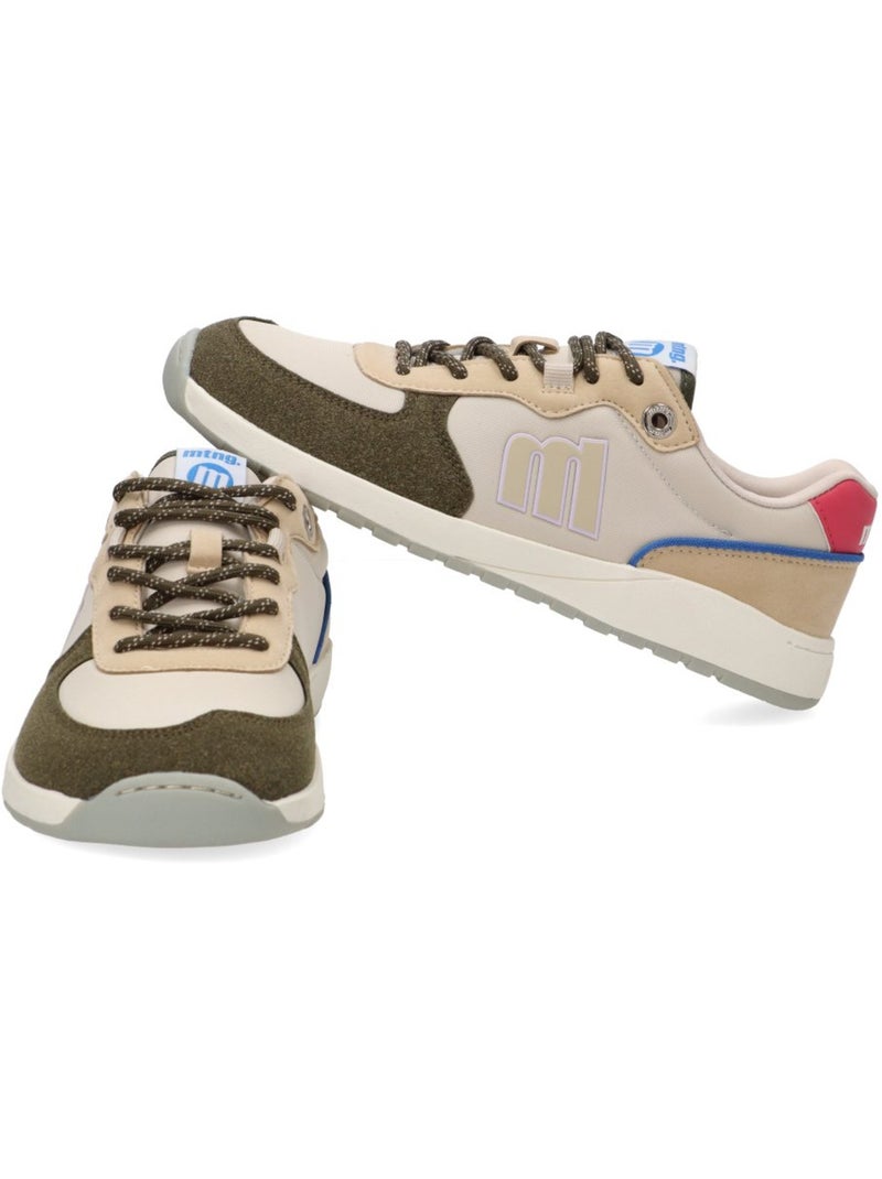 Deportivas respetuoso/barefoot mujer suela plana - mustang Caqui - Kiabi