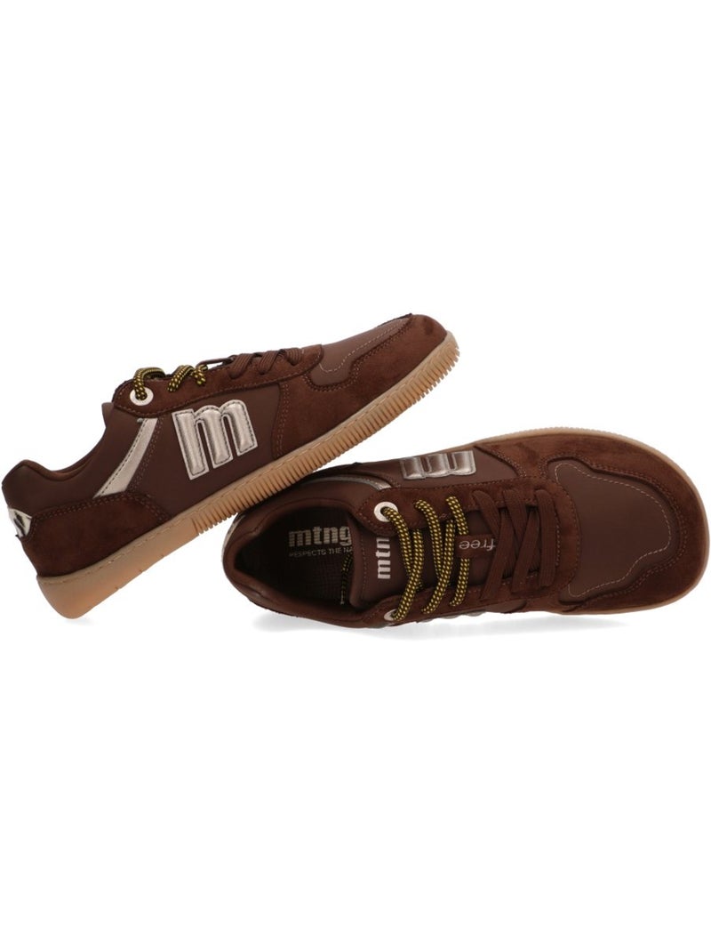 Deportivas respetuoso/barefoot mujer suela plana - mustang Marrón capuchino - Kiabi