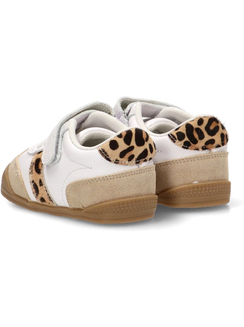 Deportivas respetuoso/barefoot niña suela plana - bubble bobble Negro Dorado - Kiabi