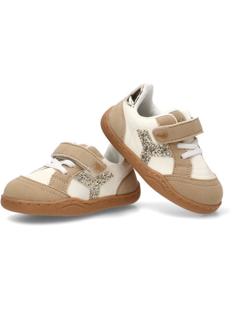 Deportivas Respetuoso/barefoot Niña Suela Plana - Etika Oro - Kiabi