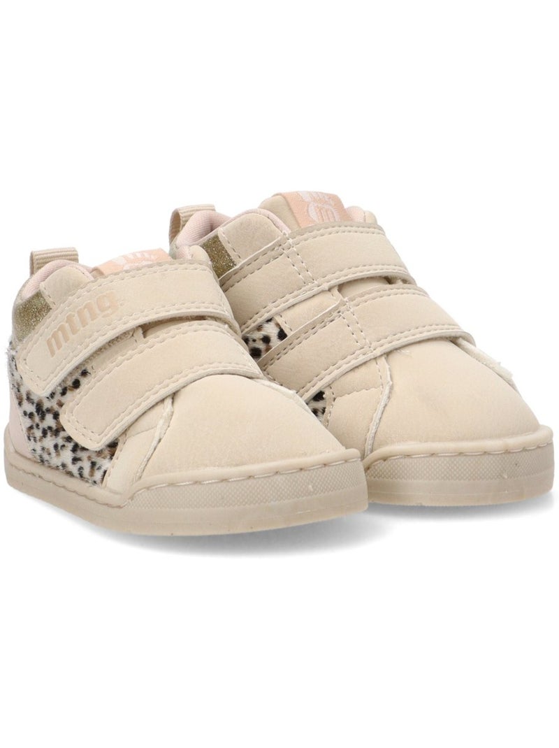 Deportivas respetuoso/barefoot niña suela plana - mustang kids Beige - Kiabi