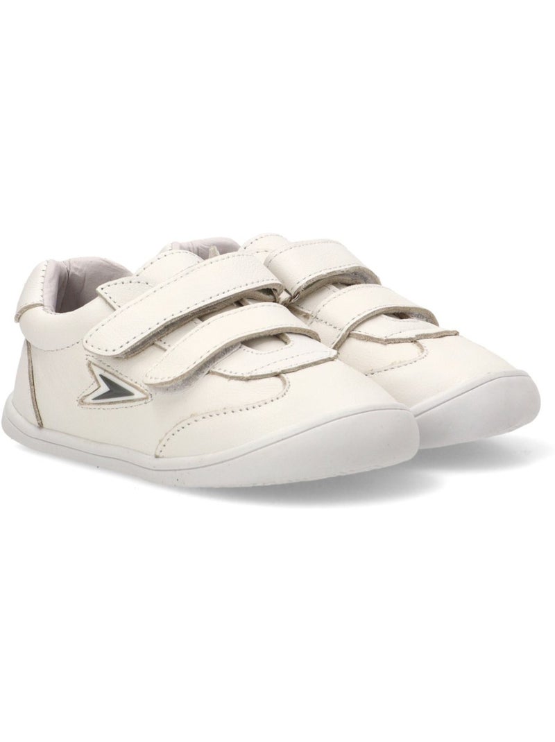 Deportivas respetuoso/barefoot niño suela plana - bubble bobble Blanco - Kiabi