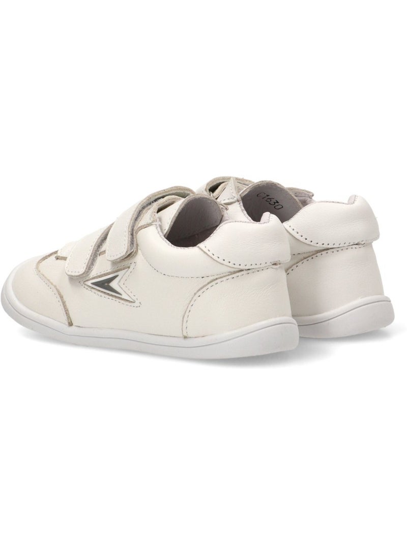 Deportivas respetuoso/barefoot niño suela plana - bubble bobble Blanco - Kiabi