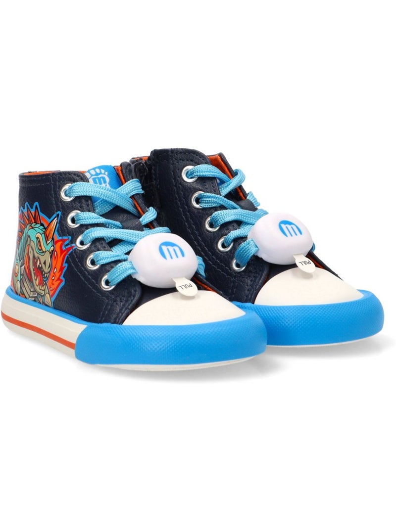 Deportivas Respetuoso/barefoot Niño Suela Plana - Mustang Kids Azul marino - Kiabi