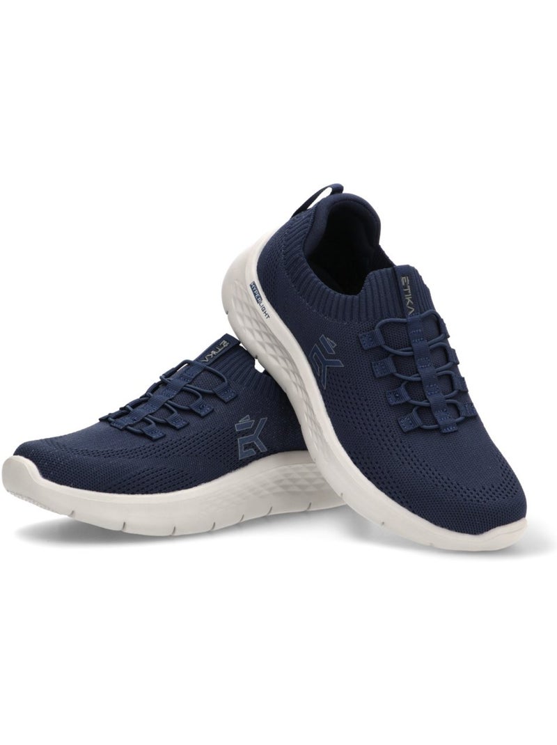 Deportivas Running Hombre Suela Plana - Etika Azul - Kiabi