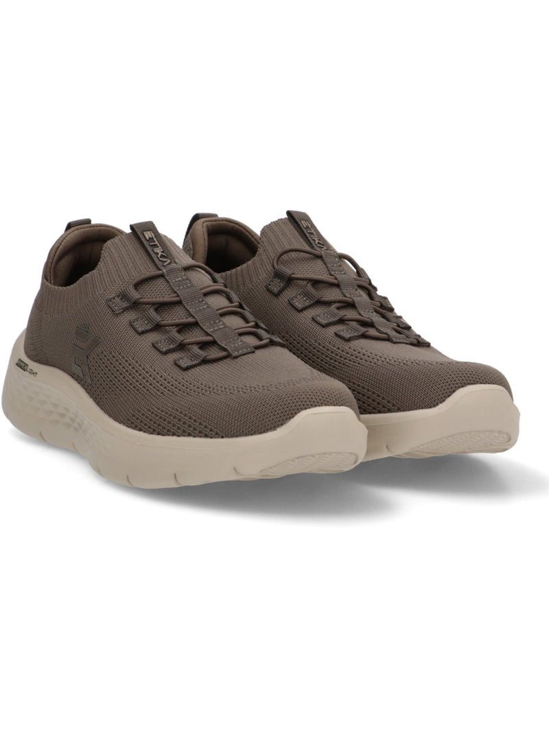 Deportivas Running Hombre Suela Plana - Etika Taupe - Kiabi
