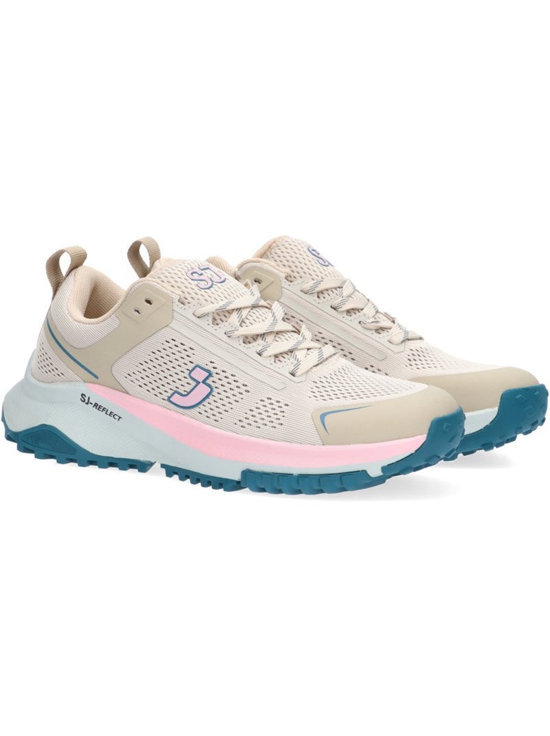 Deportivas running mujer suela plana - athleisure Beige - Kiabi