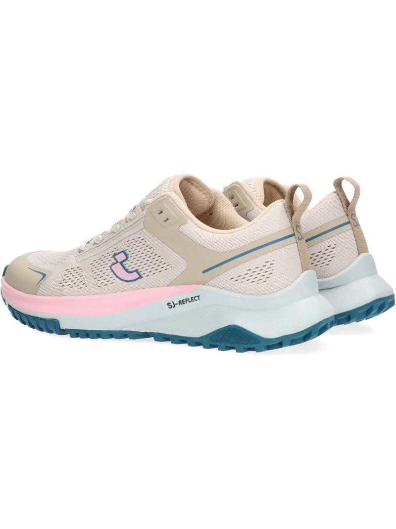 Deportivas running mujer suela plana - athleisure Beige - Kiabi