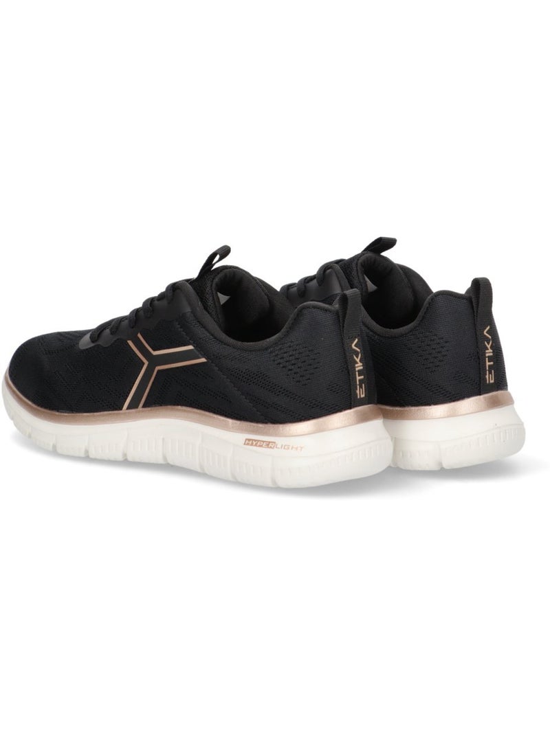 Deportivas Running Mujer Suela Plana - Etika Negro - Kiabi