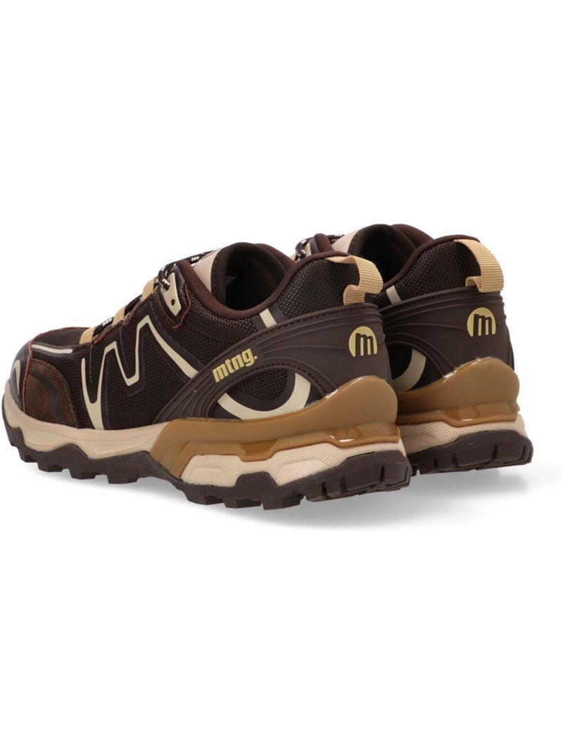 Deportivass treking mujer suela plana - mustang Marrón capuchino - Kiabi