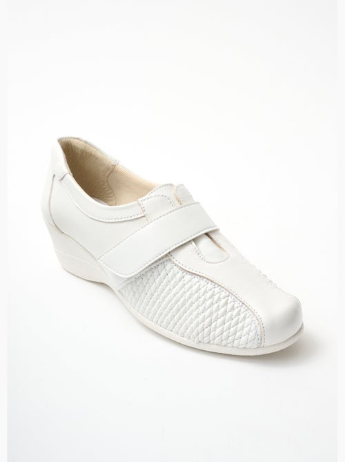 Derbies confort anchos de piel - Afibel - Kiabi