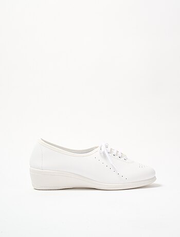 Derbys de cuero con cordones y pierna ancha - Afibel