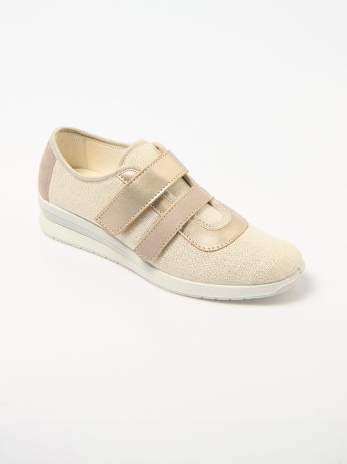 Derby confort ancho textil velcro - Afibel - Kiabi