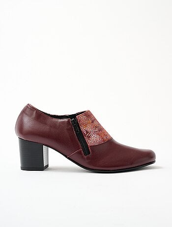 Derbys de trote con cremallera y ancho cómodo - Afibel