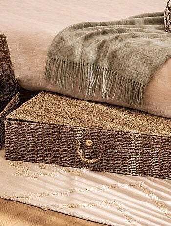 Descubre este conjunto de 2 maletas de mimbre