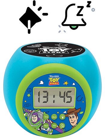 Despertador con proyector juguete Story y temporizador