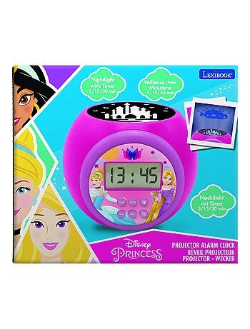 Despertador con proyector Princesas Disney