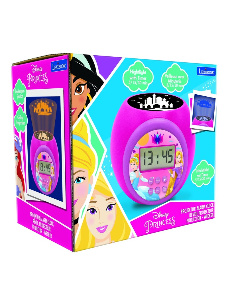 Despertador con proyector Princesas Disney Rosa - Kiabi