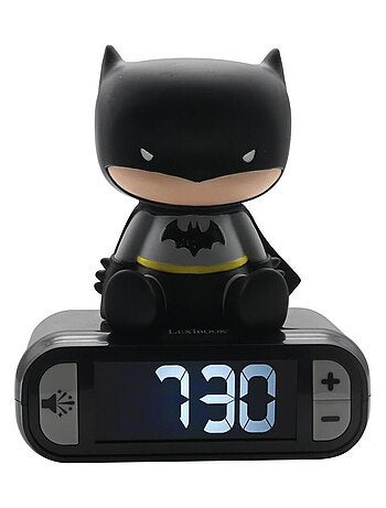 Despertador digital con luz nocturna 3D de Batman y efectos de sonido