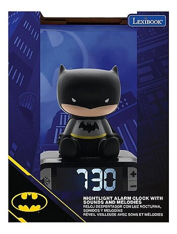 Despertador digital con luz nocturna 3D de Batman y efectos de sonido
