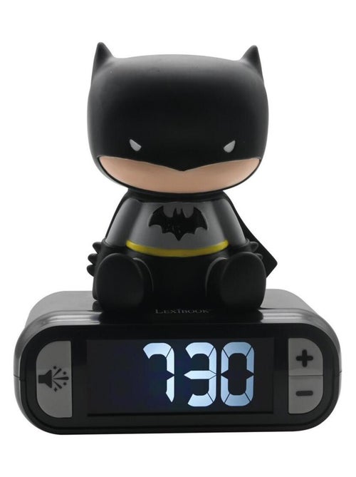 Despertador digital con luz nocturna 3D de Batman y efectos de sonido - Kiabi