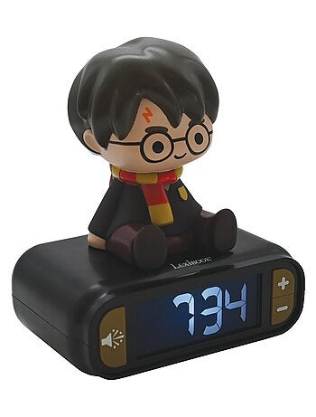 Despertador digital con luz nocturna 3D de Harry Potter y efectos de sonido
