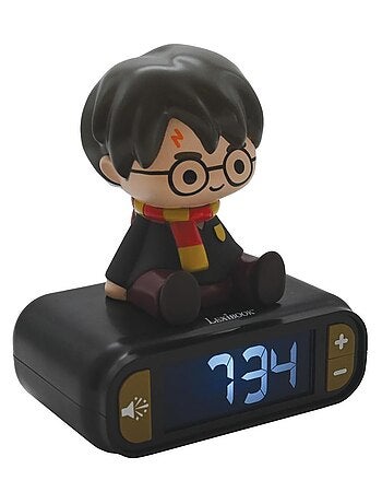 Despertador digital con luz nocturna 3D de Harry Potter y efectos de sonido